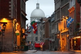 Old Montreal is the oldest area in the city of Montreal, with the oldest of its buildings dating back to the 17th century.