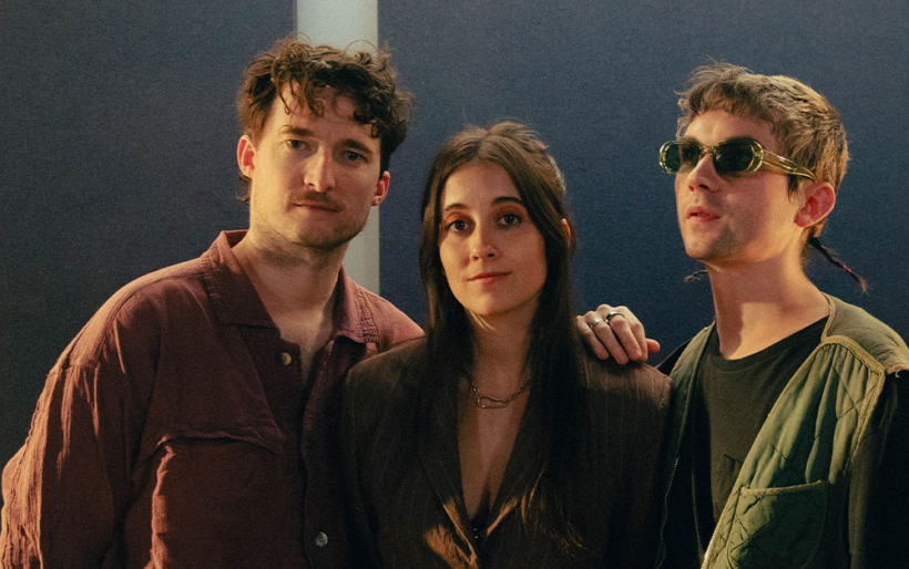 2 guys and 1 woman in the studio