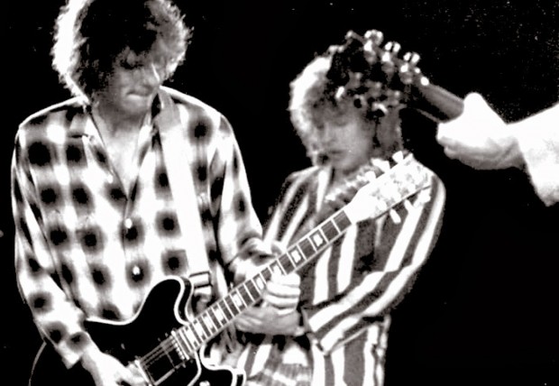 The Replacements onstage at The Chestnut Cabaret, 1987