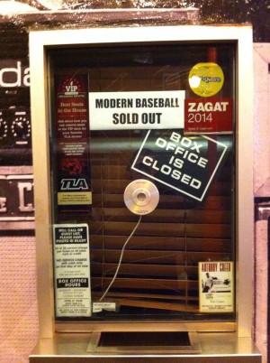 Let's be honest: Modern Baseball sold out a long time ago. I kid, I kid...