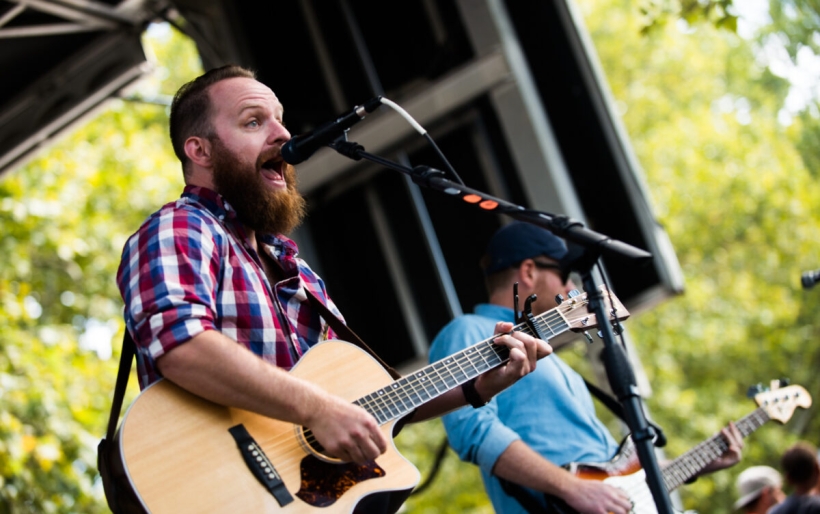 Aaron West and the Roaring Twenties at Made In America | Photo by Cameron Pollack for WXPN