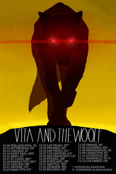 Vita and the Woolf tour poster | courtesy of the artist