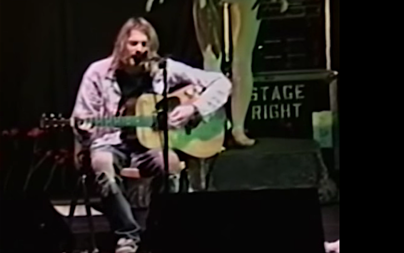 Kurt Cobain performs with Nirvana at the Stabler Arena in Bethlehem | still from video